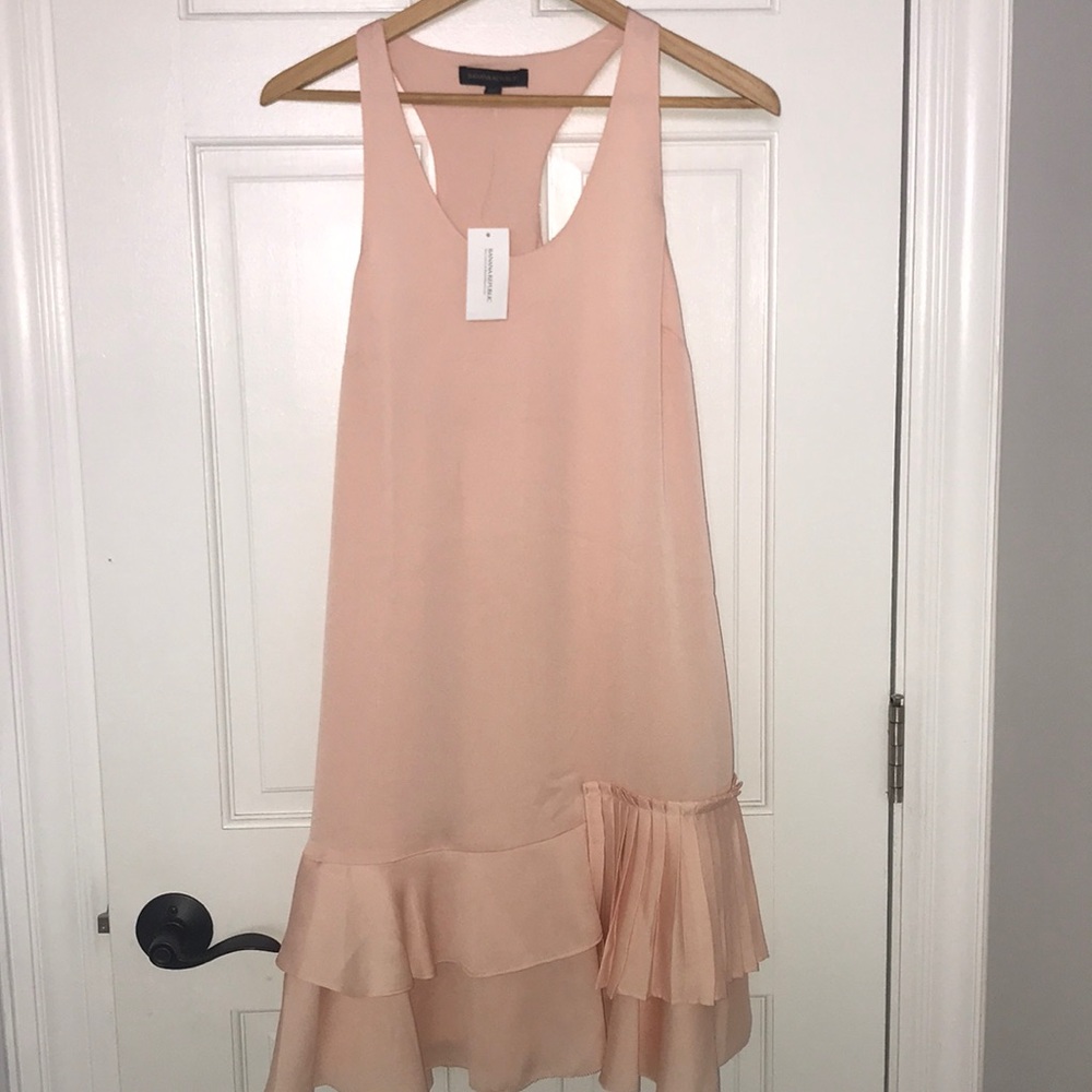 NWT Banana Republic blush dress